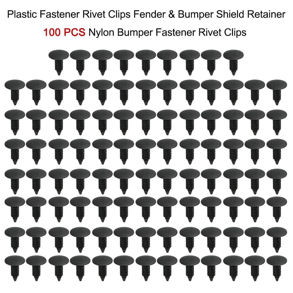Plastic Fastener Rivet Clips Fender & Bumper Shield Retainer