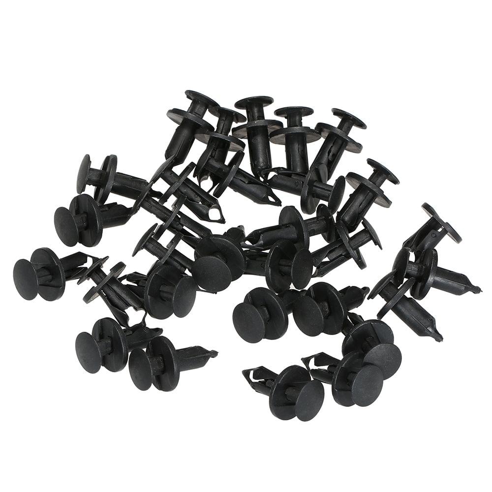 Nylon Bumper Fasteners Fender Rivet Clips 30PCS 8mm