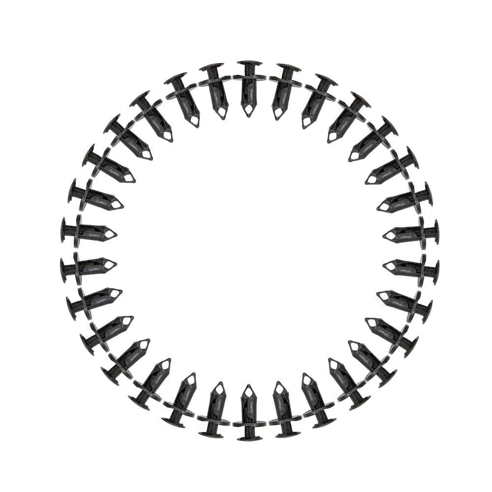 Nylon Bumper Fasteners Fender Rivet Clips 30PCS 8mm
