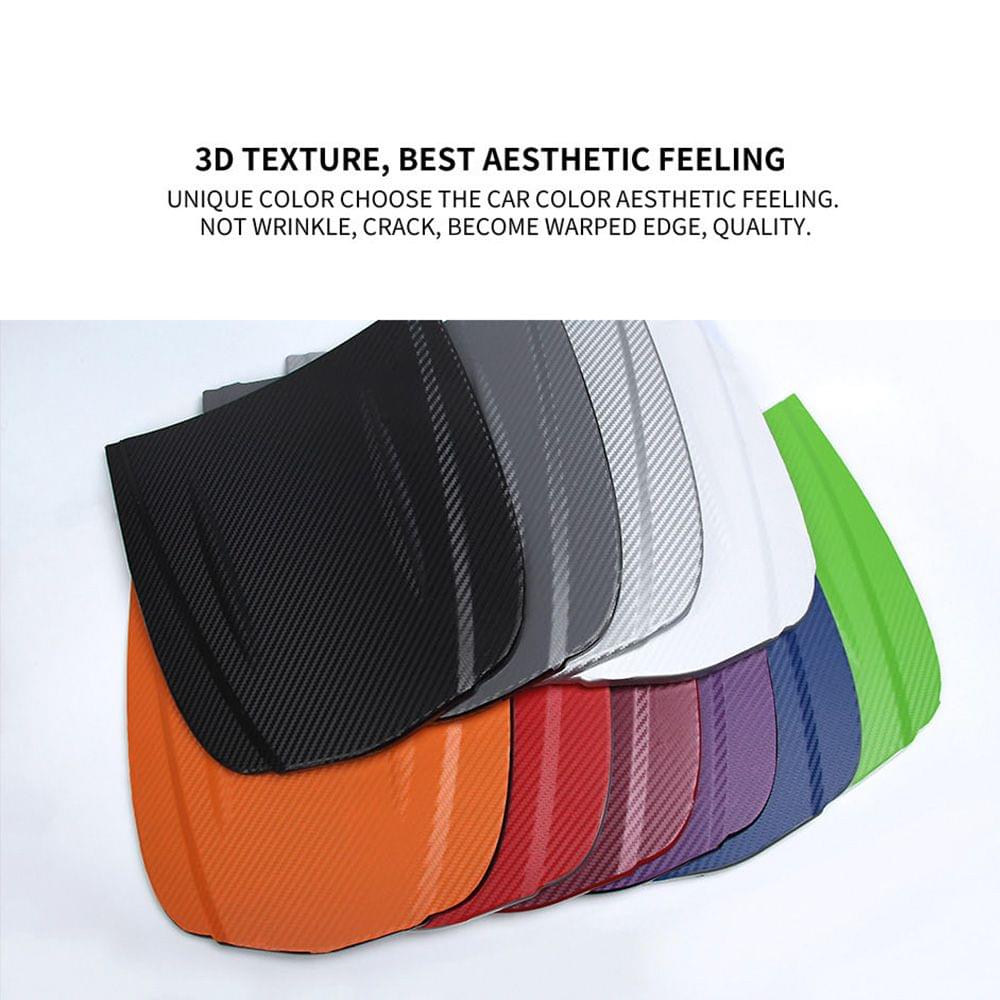 Waterproof Car Stickers 3D Car Carbon Fiber Vinyl Film Sheet