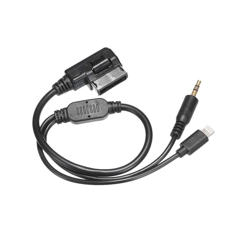 3.5mm AUX interface Adapter with line Fit For Audi VW MDI