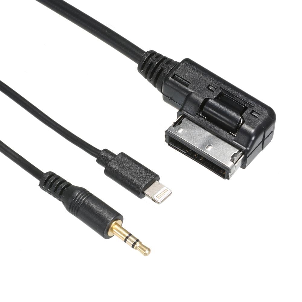 3.5mm AUX interface Adapter with line Fit For Audi VW MDI