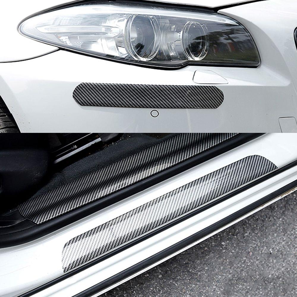 Car Door Sill Cover Strip 1M Carbon Fiber Style Threshold - 7cm