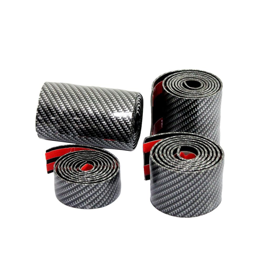 Car Door Sill Cover Strip 1M Carbon Fiber Style Threshold - 7cm