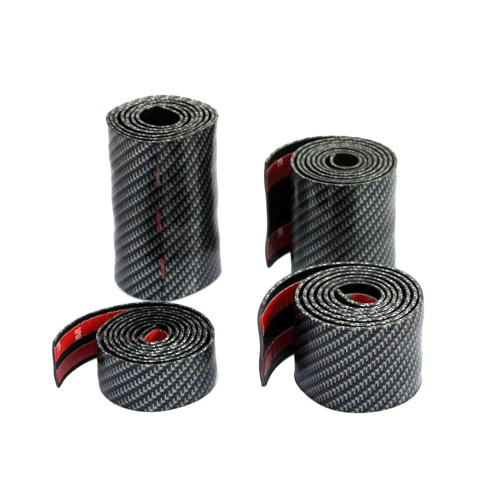 Car Door Sill Cover Strip 1M Carbon Fiber Style Threshold - 7cm