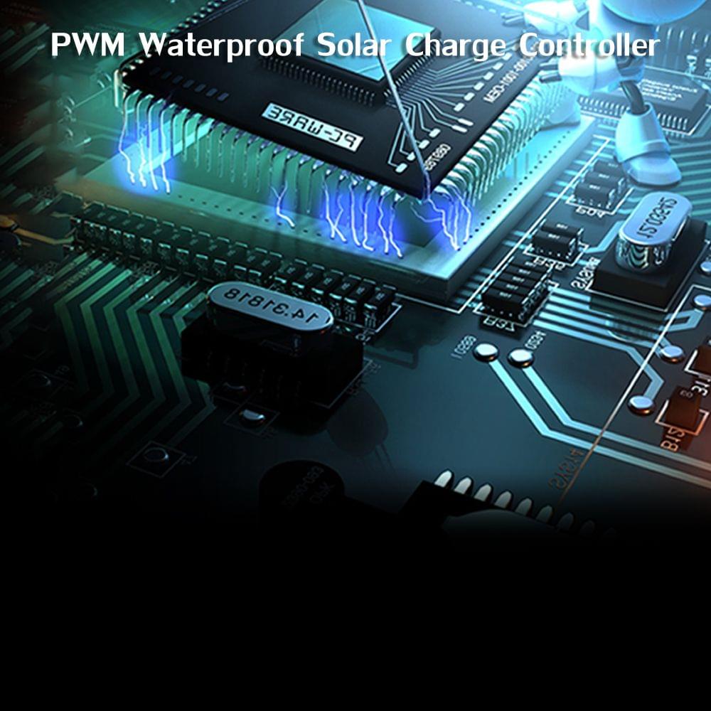 10A 12V 24V Digital Display Solar Charge Controller Pwm
