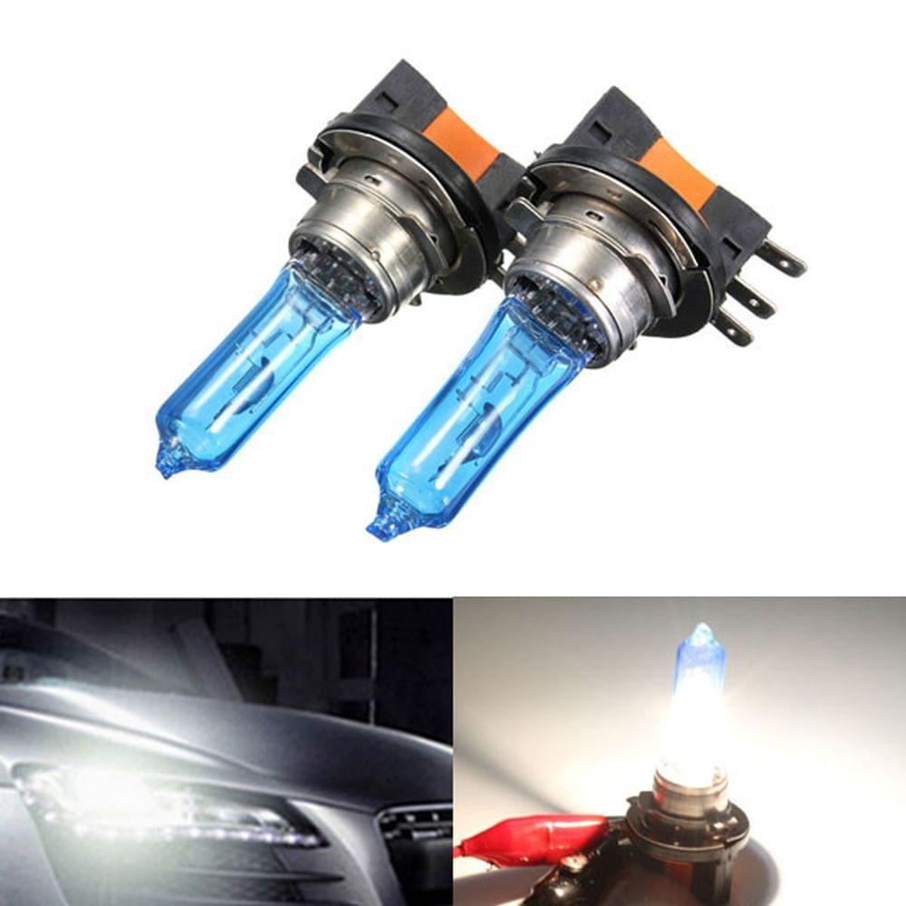 2Pcs 55W H15 Xenon White Front Light Bulb DRL HID for