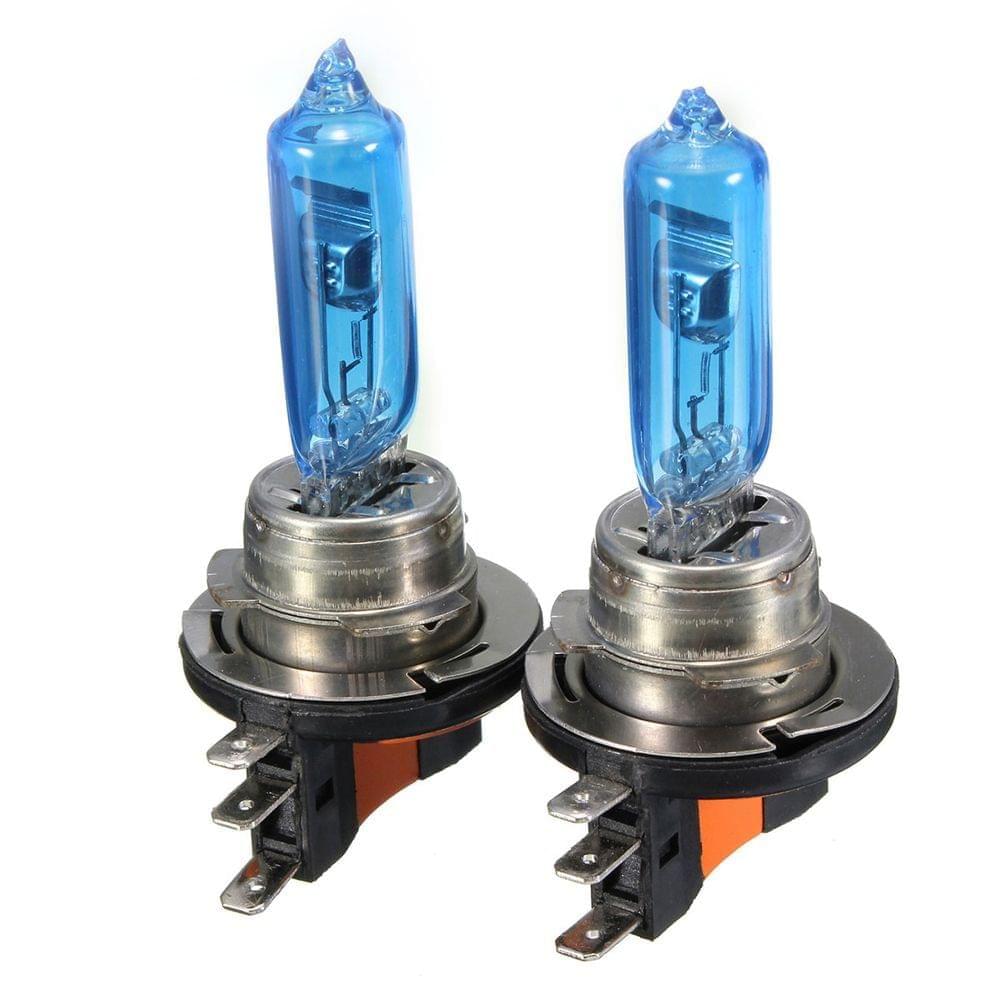 2Pcs 55W H15 Xenon White Front Light Bulb DRL HID for