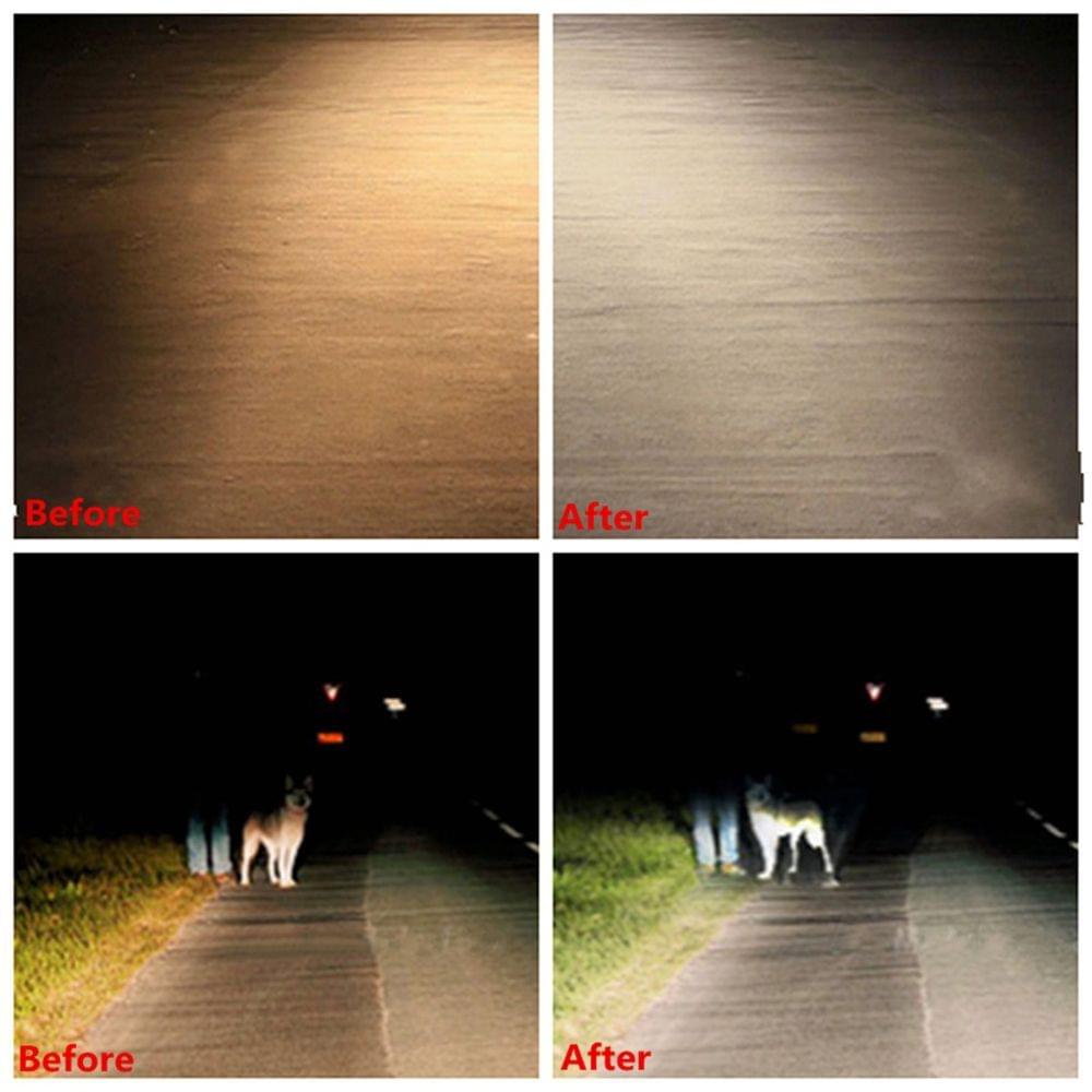 2Pcs 55W H15 Xenon White Front Light Bulb DRL HID for