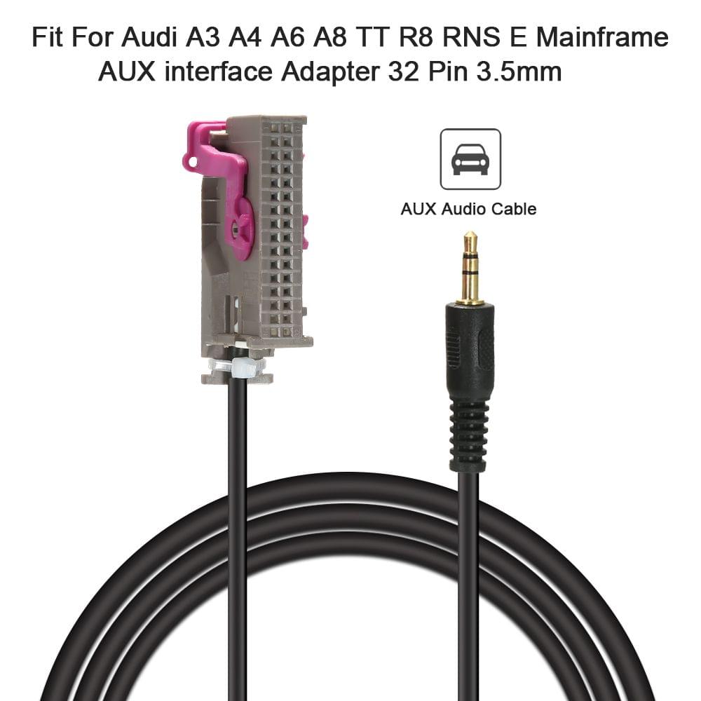 Fit For Audi A3 A4 A6 A8 TT R8 RNS E Mainframe AUX interface