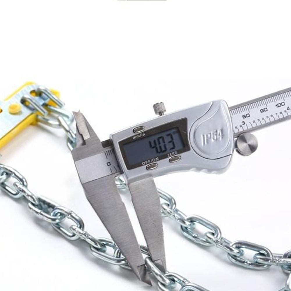Universal Anti-skid Steel Chains Set Car Skid Belt Kit Snow - L
