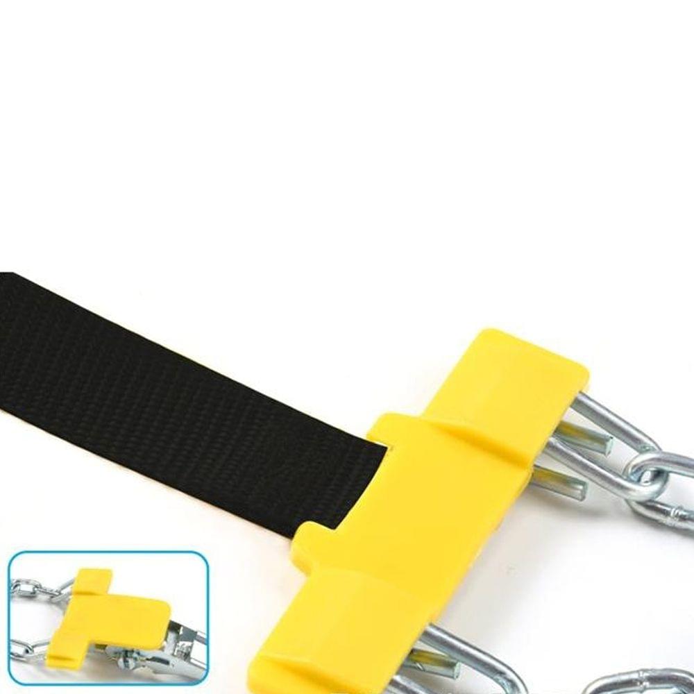 Universal Anti-skid Steel Chains Set Car Skid Belt Kit Snow - L