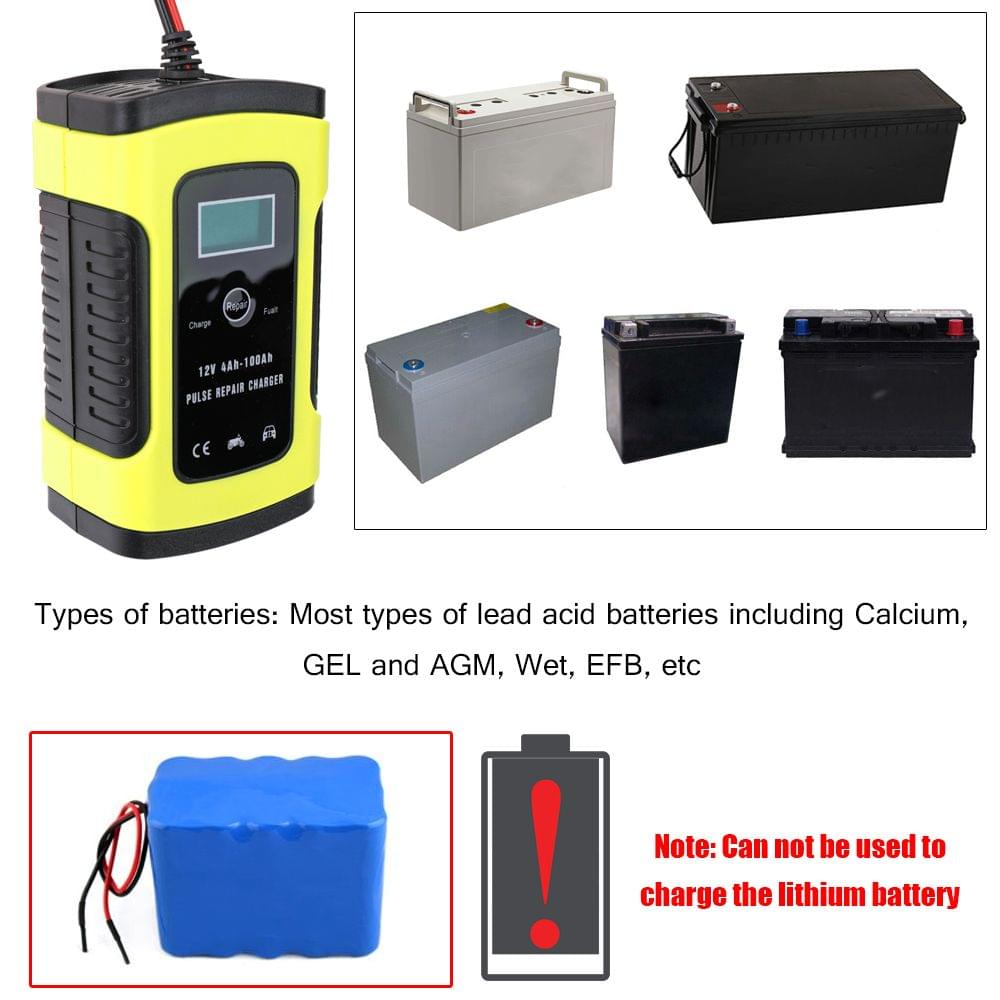 12V 6A Full Automatic Car Battery Charge Device Intelligent - 4