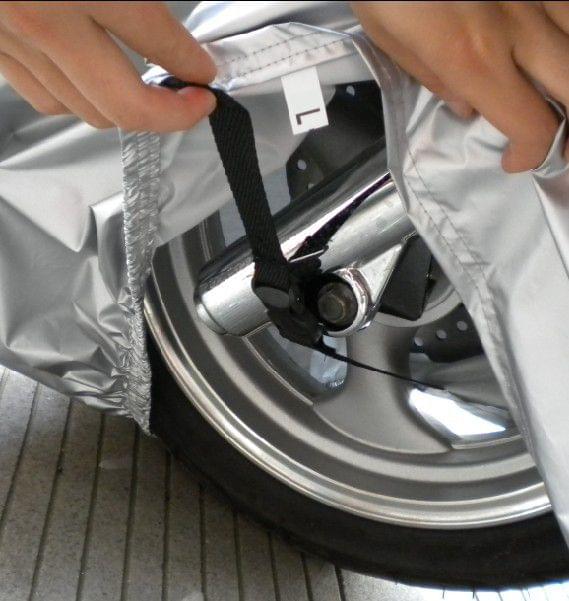 Motorcycle Bike Moped Scooter Cover Waterproof Rain UV Dust - L