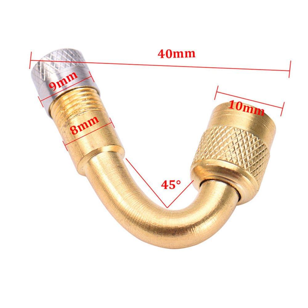 45 Degree Brass Air Tyre Valve Schrader Valve Stem with - 45
