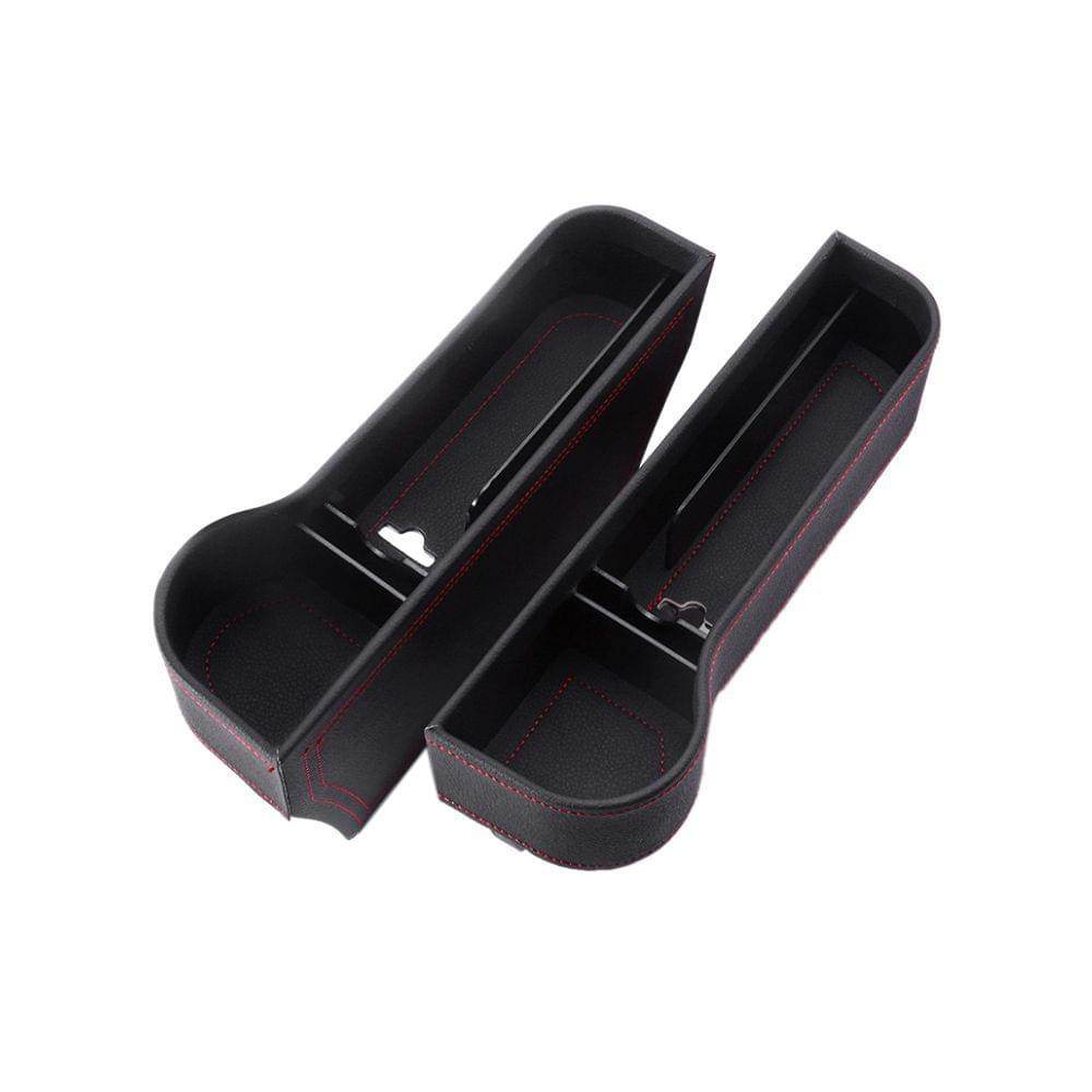 Car Organizer Seat Carriage Bag PU Case Pocket - Beige & Right