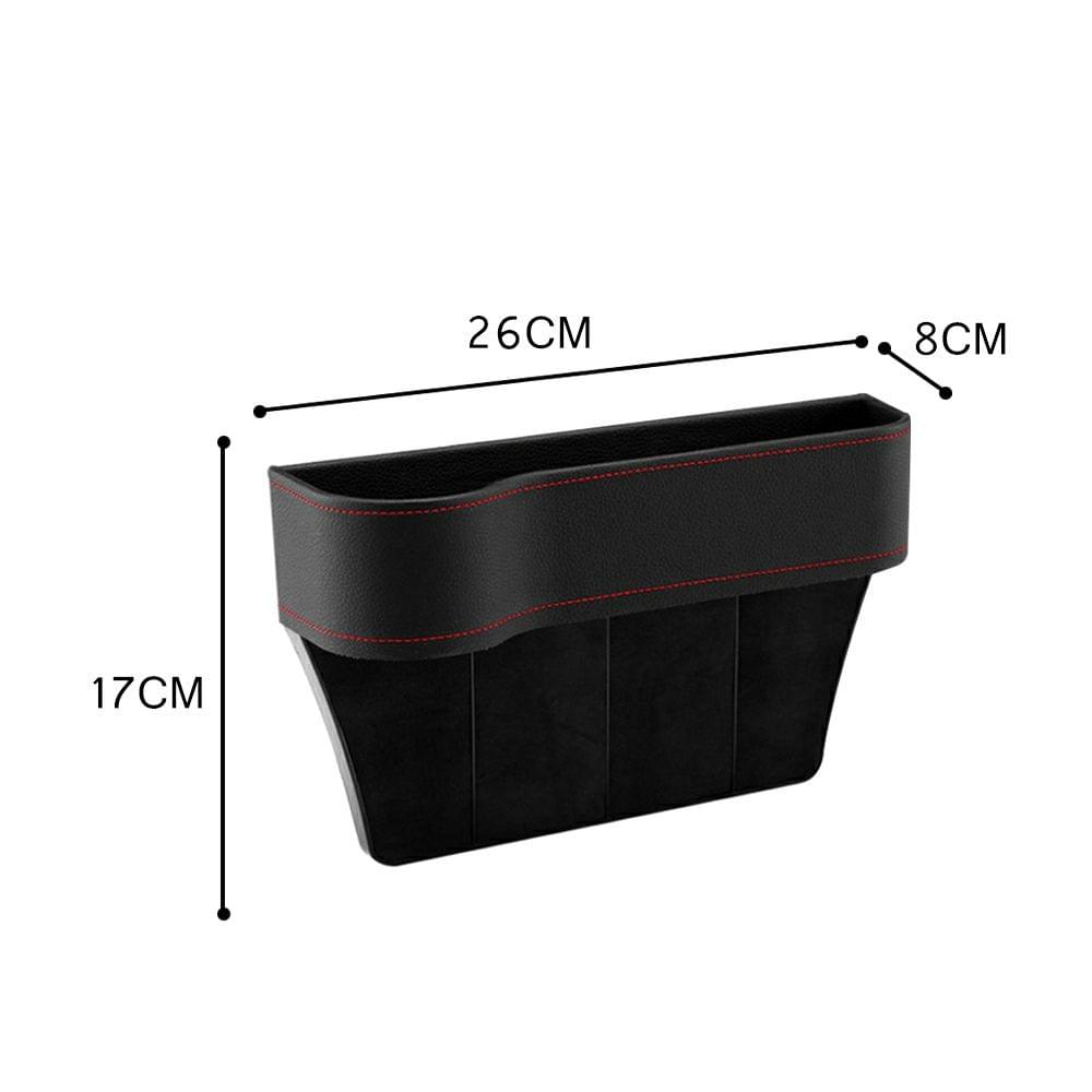 Car Organizer Seat Carriage Bag PU Case Pocket - Beige & Right