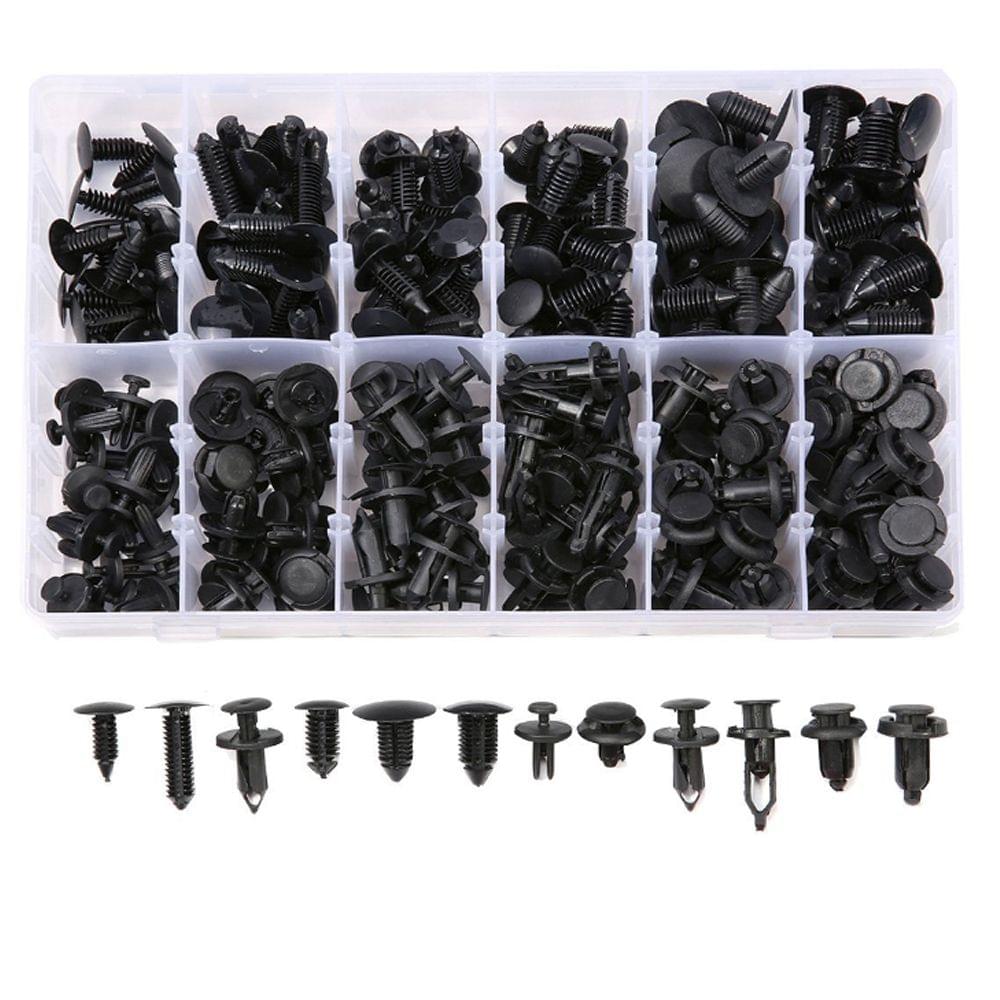 240Pcs Assorted Car Body Push Retainer Pin Rivet Fasteners - 2