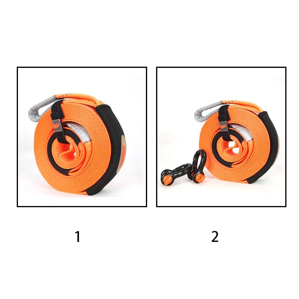 16.4 ft * 0.16 ft Wear Resistance Car Towing Strap Heavy - 1