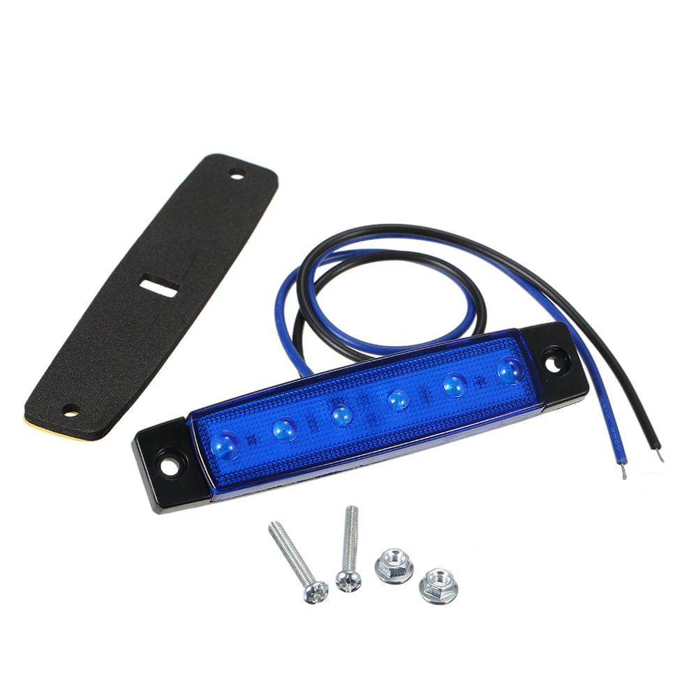 DC12V/24V 6 LEDs Side Marker Indicator Light Clearance Lamp - DC24V