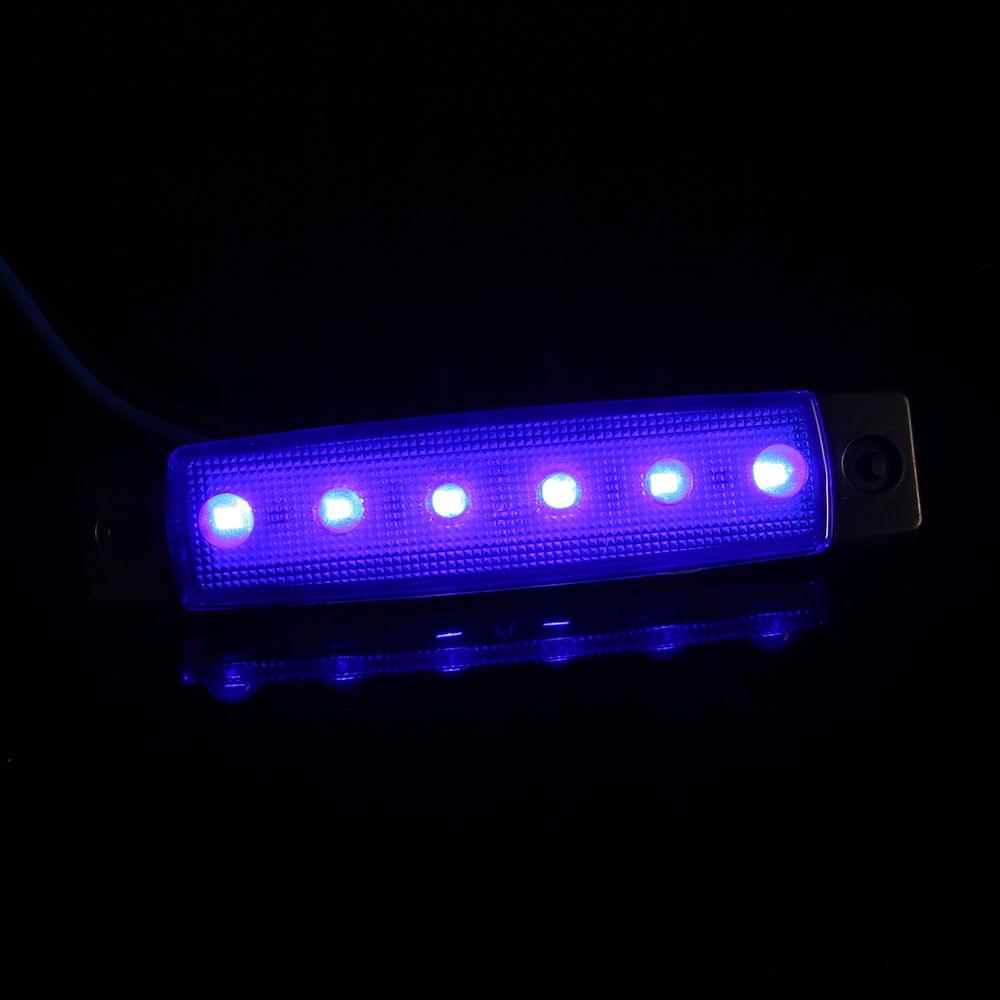 DC12V/24V 6 LEDs Side Marker Indicator Light Clearance Lamp - DC24V