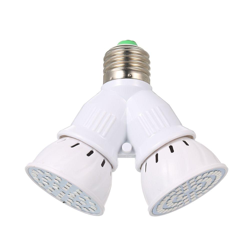 E27 Male to 2 Female Y Shape LED Light Bulb Base Adapter