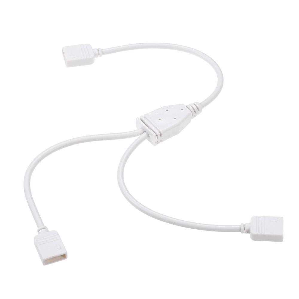 4 Pins RGB 1 to 2 Ports Female to Female Splitter Connector