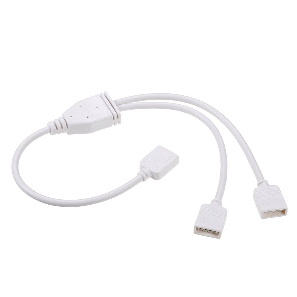 4 Pins RGB 1 to 2 Ports Female to Female Splitter Connector