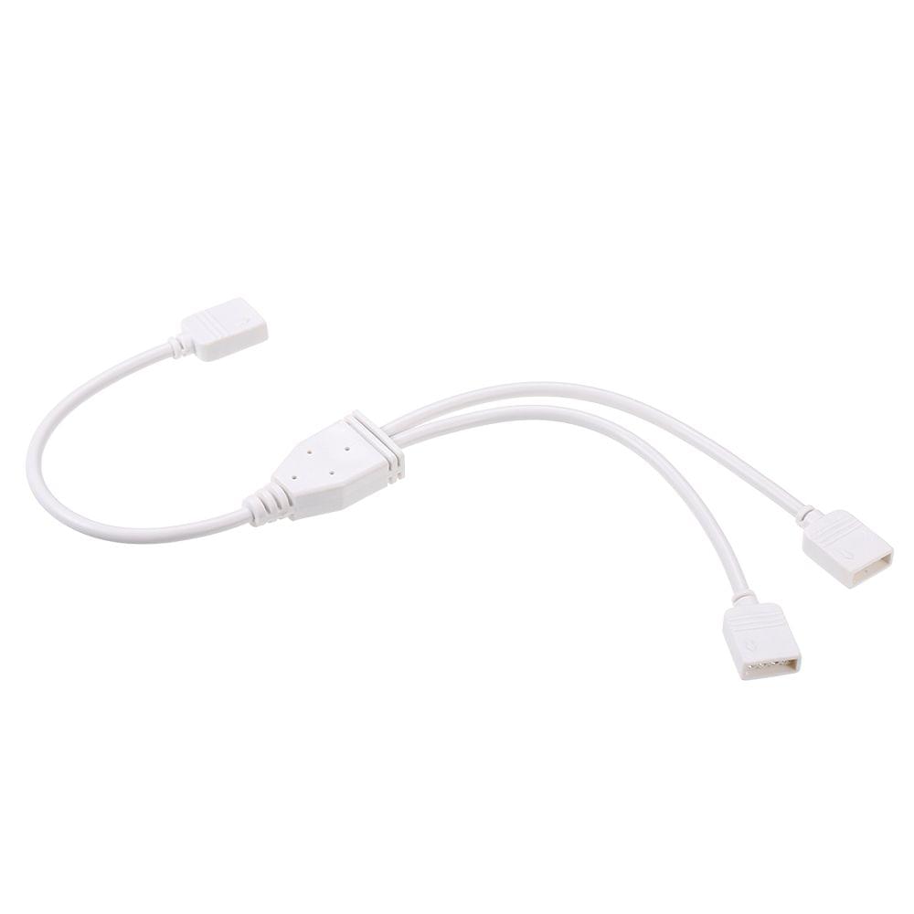 4 Pins RGB 1 to 2 Ports Female to Female Splitter Connector