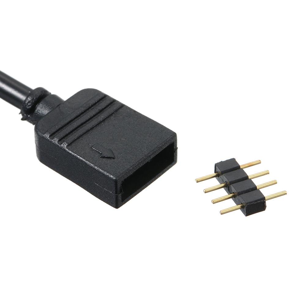 4 Pin Male Connector Plug for RGB LED Strip Lighting 100 - 100 pack