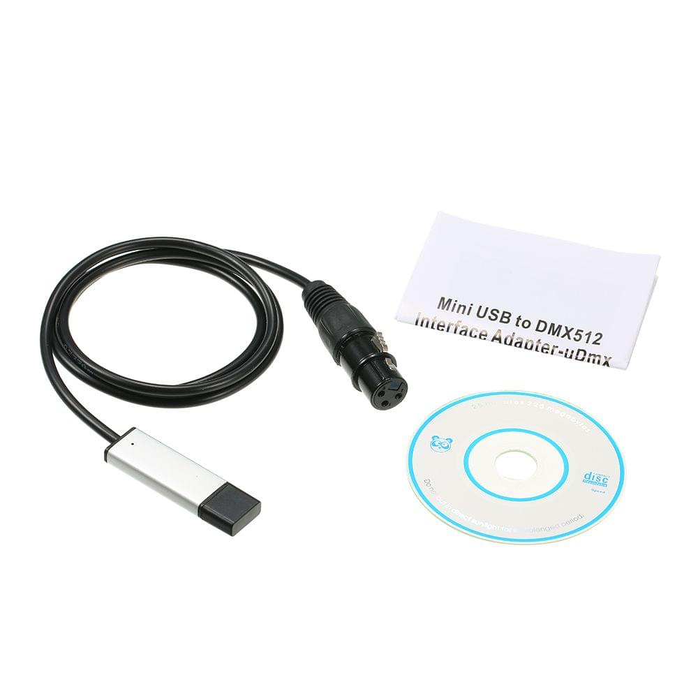 USB to DMX Interface Adapter LED DMX512 Computer PC Stage