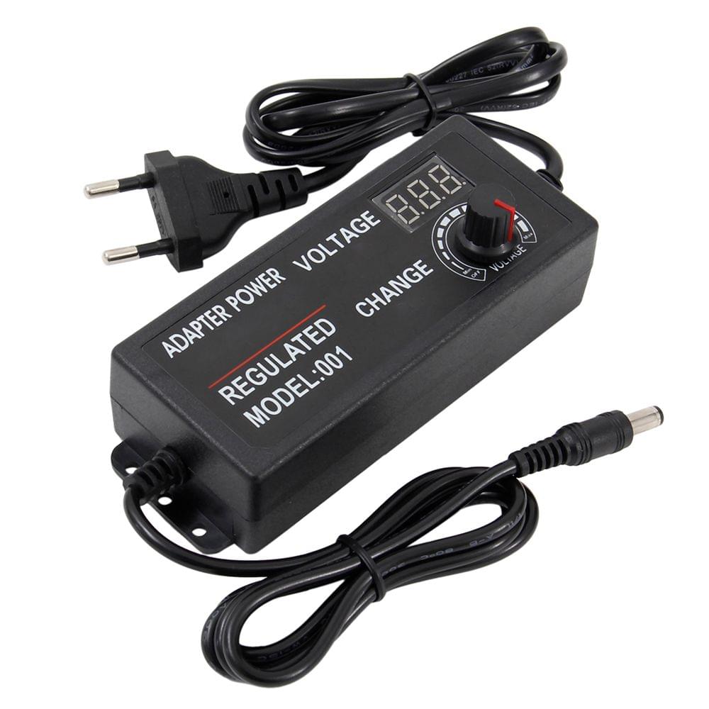 AC to DC Adapter 3V-24V 2A Universal Adjustable Electricity - EU 3V-24V 2A