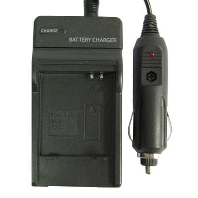 Digital Camera Battery Charger for Samsung SLB-0937 (Black)