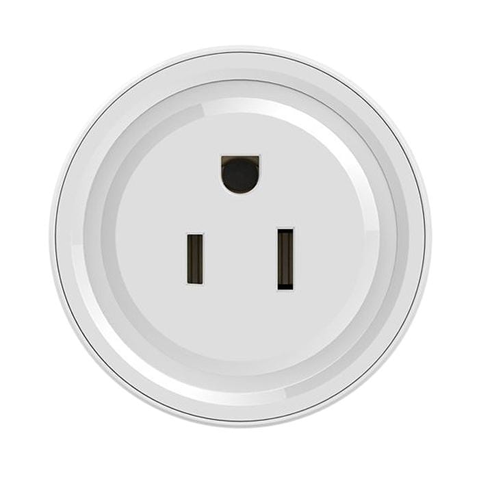 10A Smart WiFi Mini Plug APP Remote Control Timing Check Power Usage Smart Socket Works with Alexa & Google Home, AC 110V, US Plug