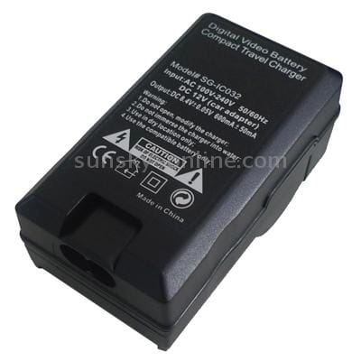 Digital Camera Battery Charger for Panasonic BMB9 (Black)