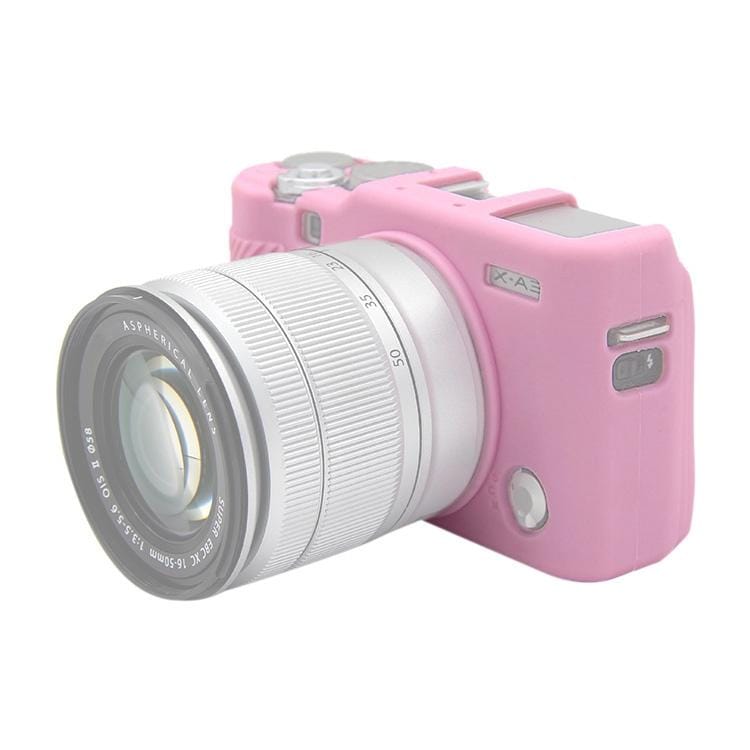 PULUZ Soft Silicone Protective Case for FUJIFILM X-A3 / X-A10 (Pink)