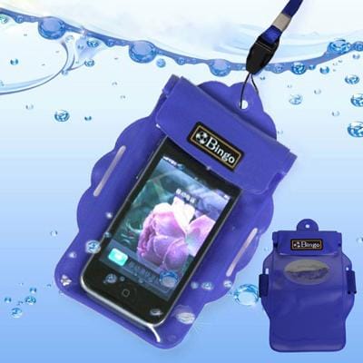 Bingo Waterproof Bag for Digital Camera, iPhone 4 / 3GS / 3G and Other Similar Size Mobile Phones , Blue (Blue)