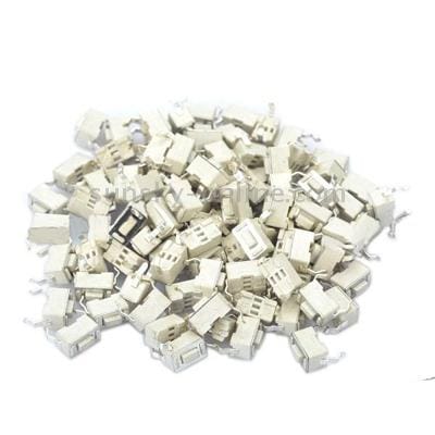 100 pcs Nylon PP6 DC 12V 50mA Tact Switch