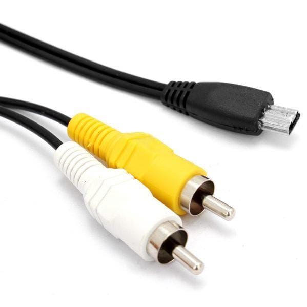 Digital Camera AV Cable for CANON IXUS105IS/ IXUS110IS/IXUS200IS/IXUS210/SD980/SD/1400/SD3500 (Black)