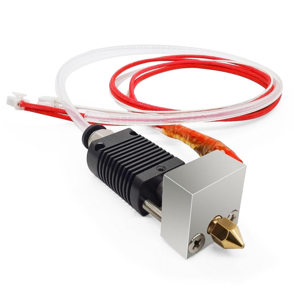 Anet ET4 Hot-end Extrusion Head Adaptor with Heating Rod Thermistor 3D Printer Extrusion Head Kit (As Show)