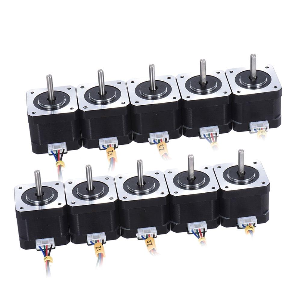 10pcs Nema 17 Stepper Stepping Motor Drive Control 2 Phase - 10pcs