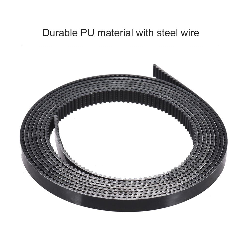 2mm Pitch 6mm Wide Timing Belt PU Material with Steel Wire