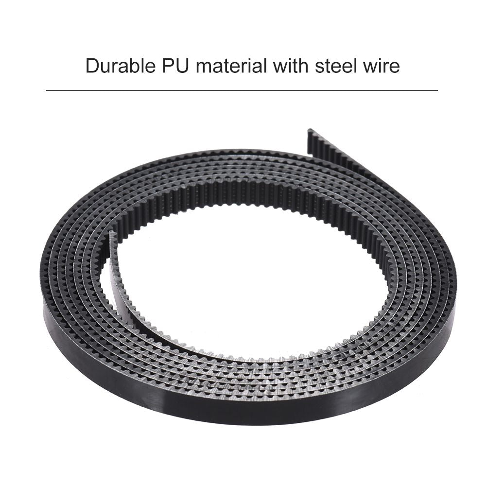 2mm Pitch 6mm Wide Timing Belt PU Material with Steel Wire