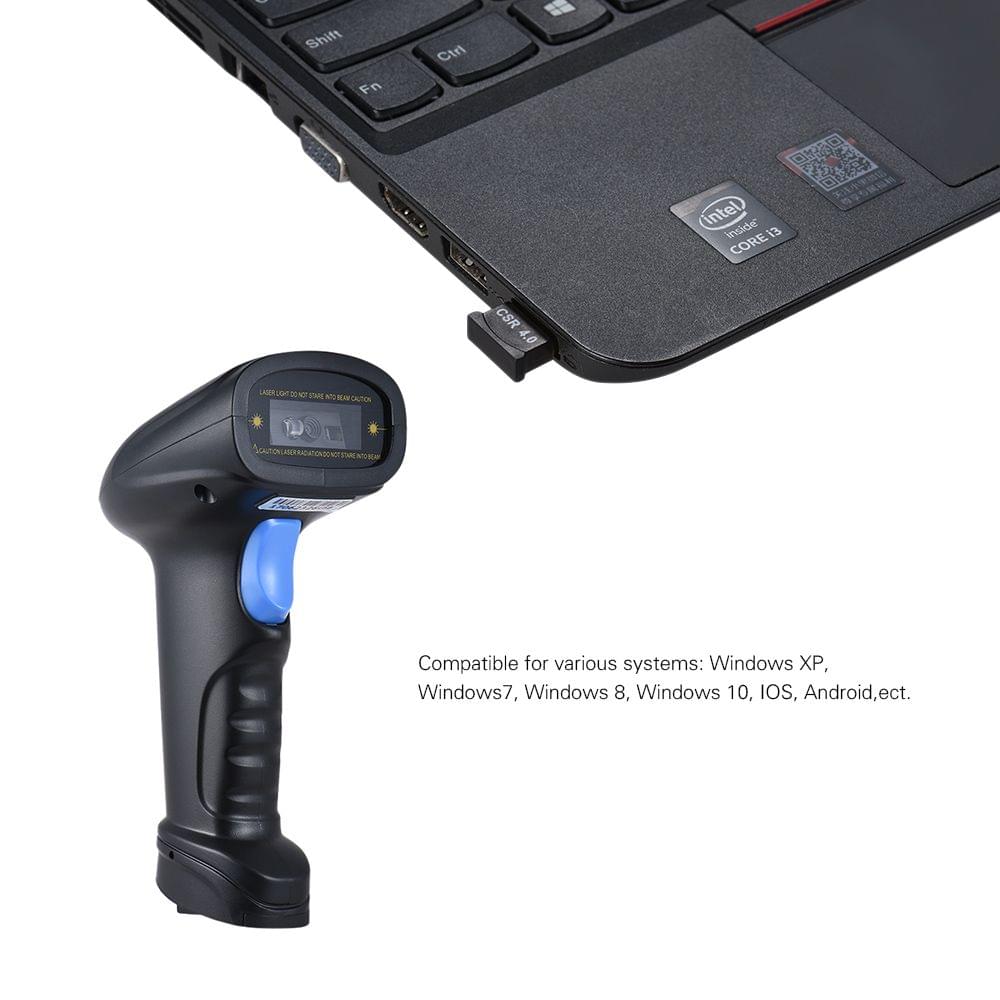 Aibecy BT Handheld Wireless 1D/2D/QR Barcode Scanner Bar