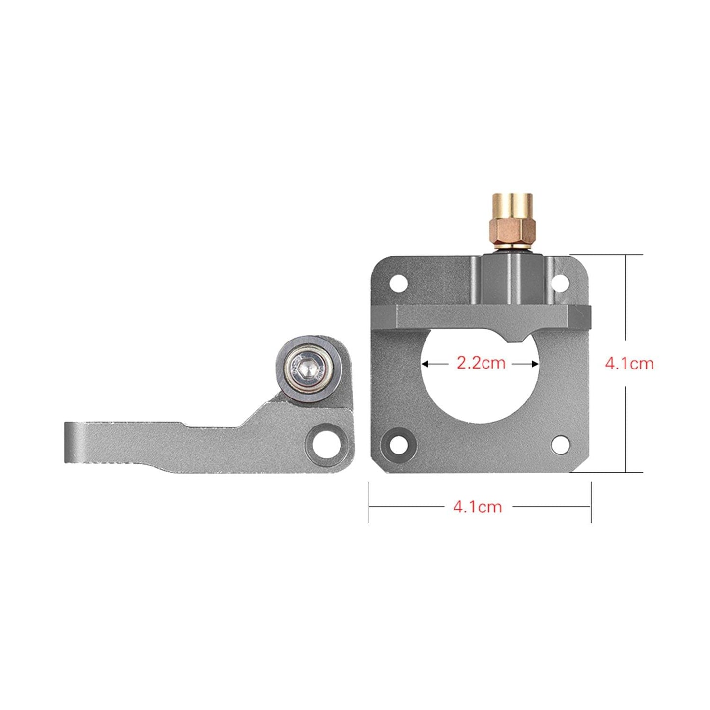 Creality 3D Printer Parts MK8 Extruder Block Right Hand for