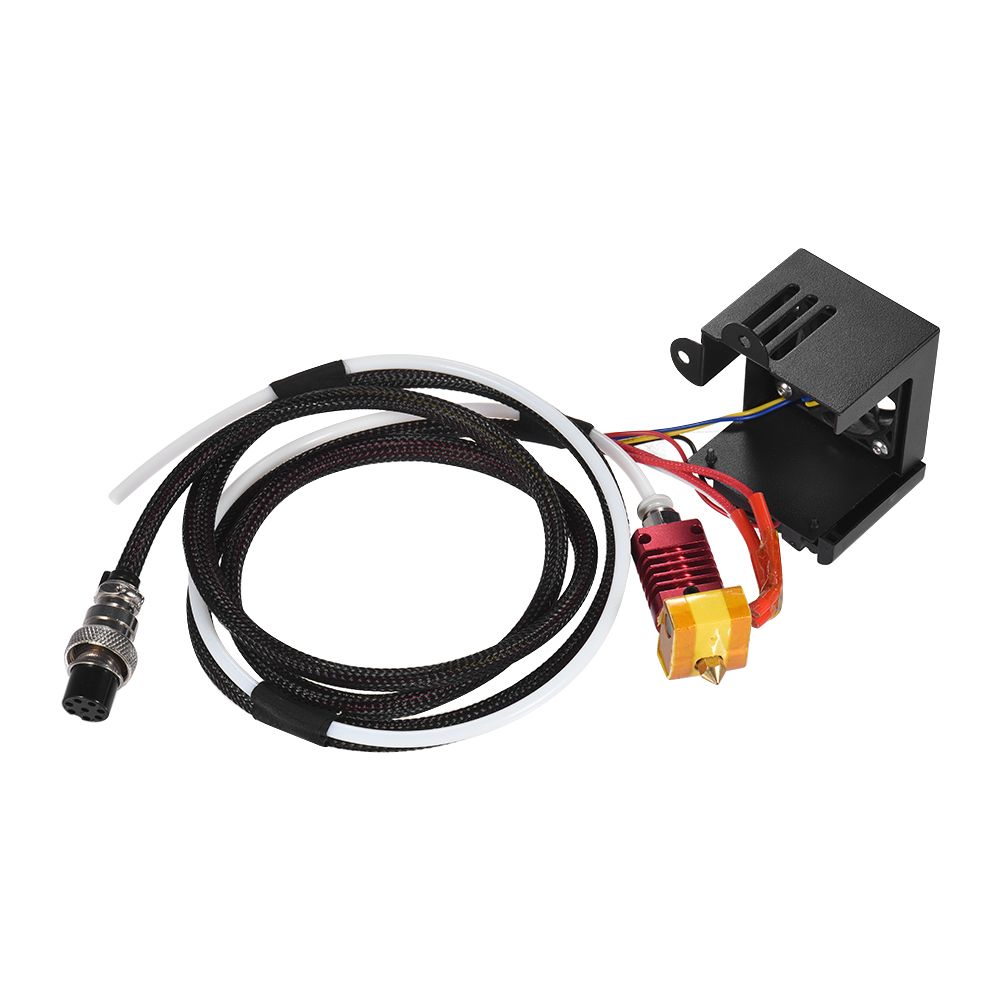 1pc Extruder Kits wth 0.4mm Output Nozzle Double Fans Fan