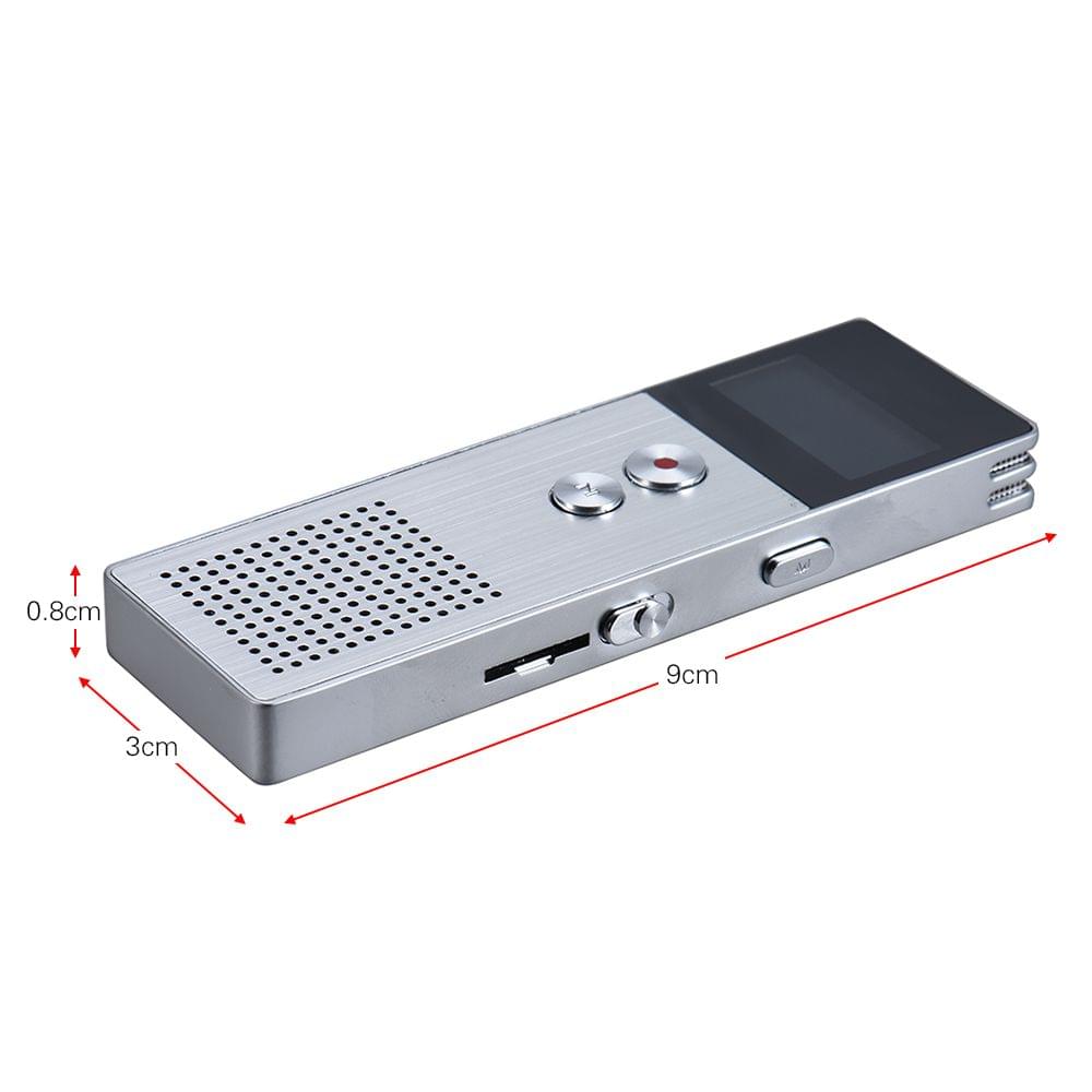 8GB Digital Voice Recorder Dictaphone MP3 Music Player