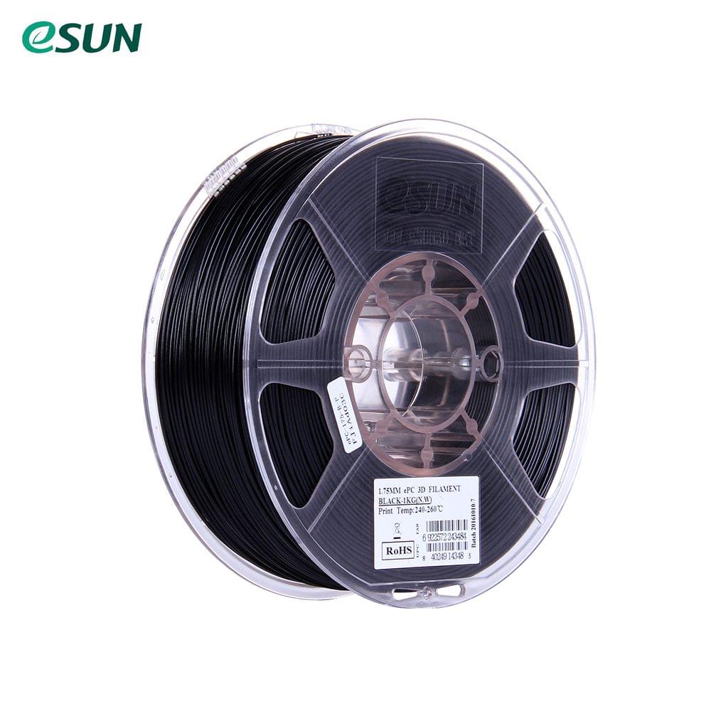 eSUN ePC 1.75mm Filament 1kg(2.2lb) Spool Consumables Black
