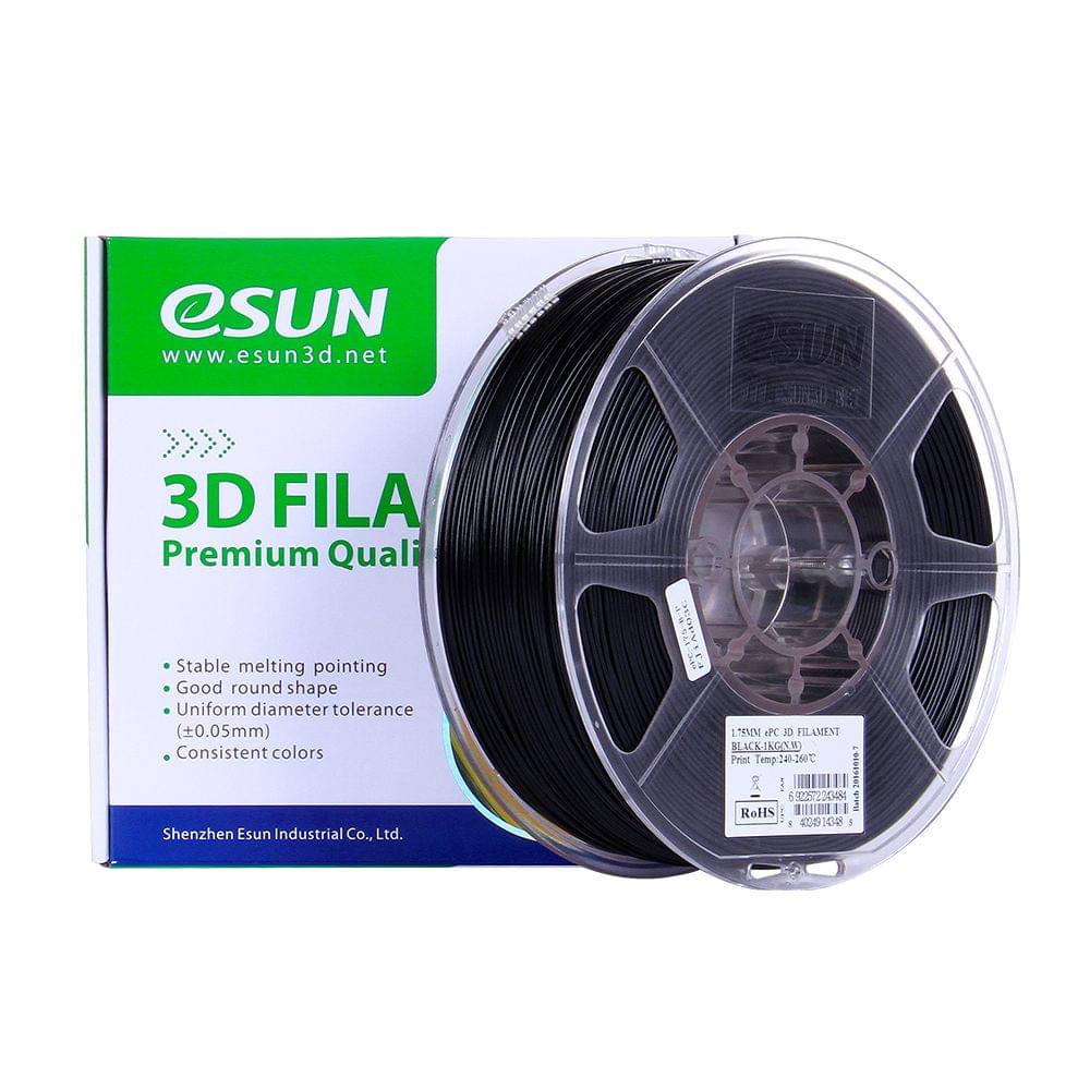 eSUN ePC 1.75mm Filament 1kg(2.2lb) Spool Consumables Black