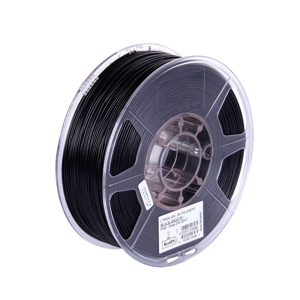 eSUN ePC 1.75mm Filament 1kg(2.2lb) Spool Consumables Black